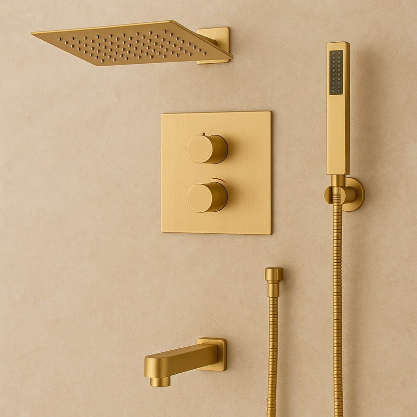 Placeholder image — update with FontanaShowers thermostatic shower set product image